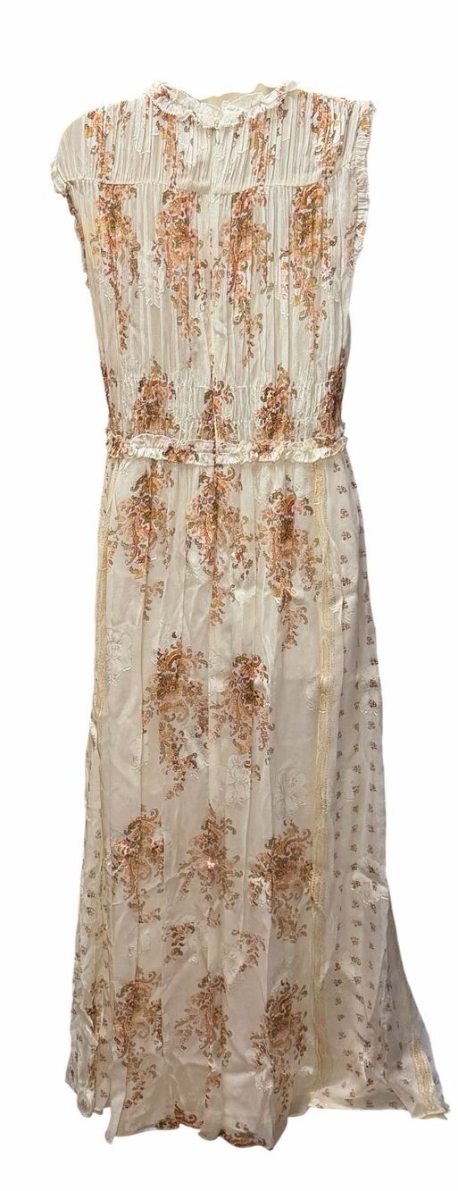 Ulla Johnson Kasia Sleeveless Floral Silk Midi Dress New with Tags Size 8 - Picture 7 of 10